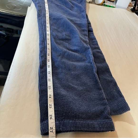 ROLLA'S Women’s Pleated Deep Blue Corduroy Pants Straight Leg High Waist - Picture 13 of 13